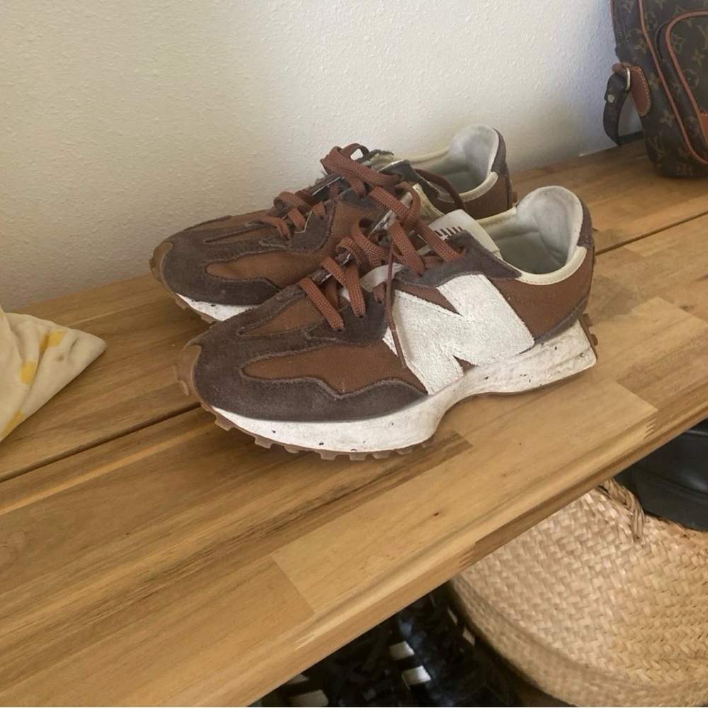 New Balance 327 Brown White Fashion Sneakers